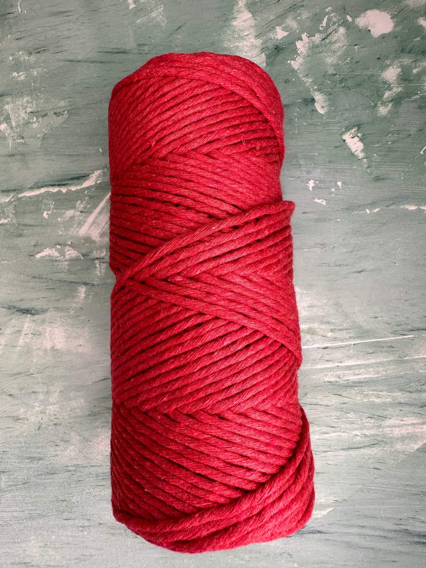 Makramee Garn | 100% Baumwolle | Stärke 3 mm, gezwirnt | Länge 100 Meter | Verschiedene Farben