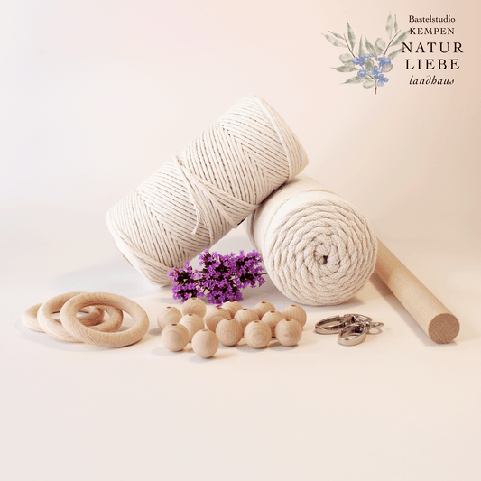 DIY Starterset Makramee "Boho" | Mit Garn und Zubehör