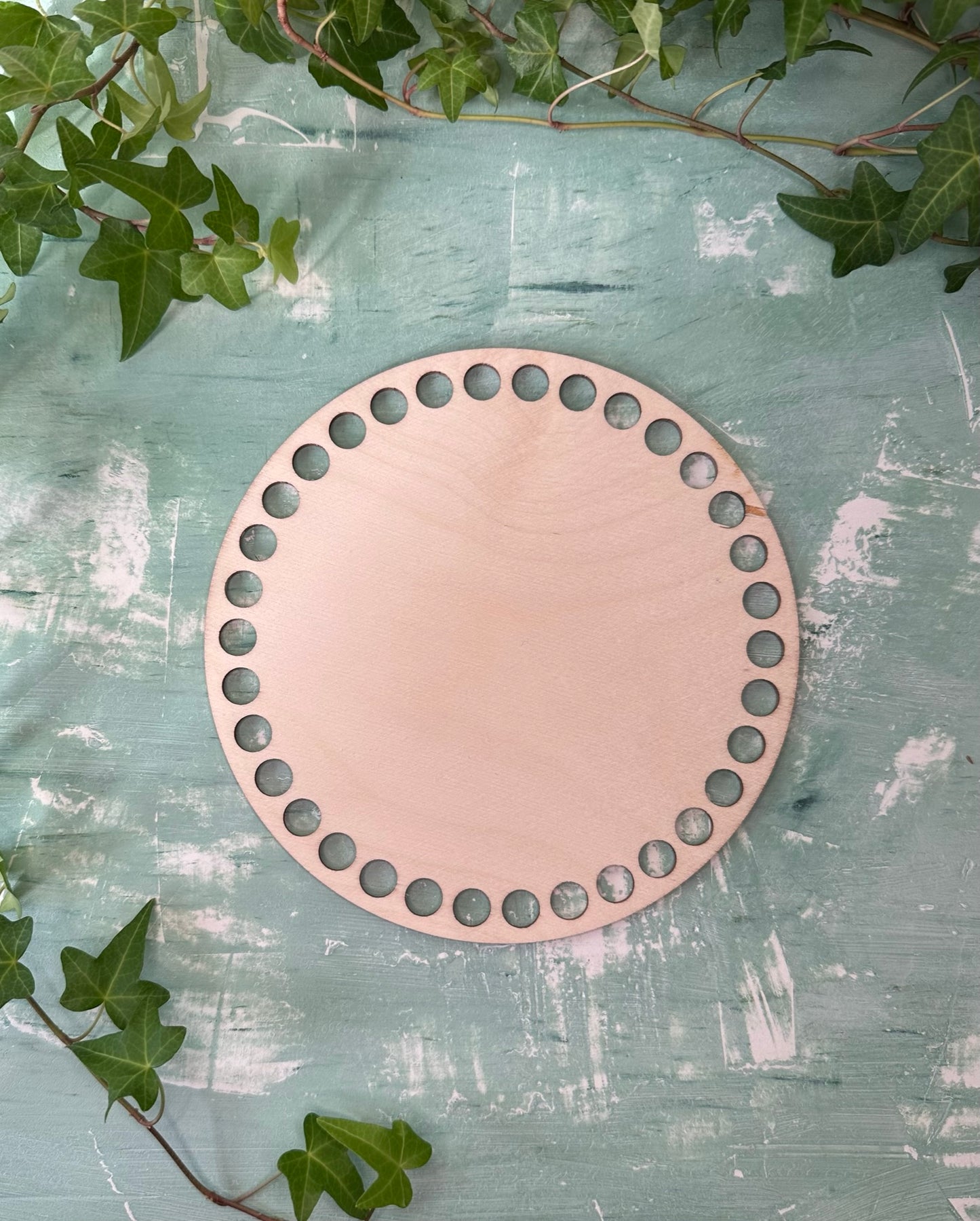 Holzboden, Häkeln, , Boden für Häkelkörbe, Traumfänger, Utensilo, Traumfängervorgabe