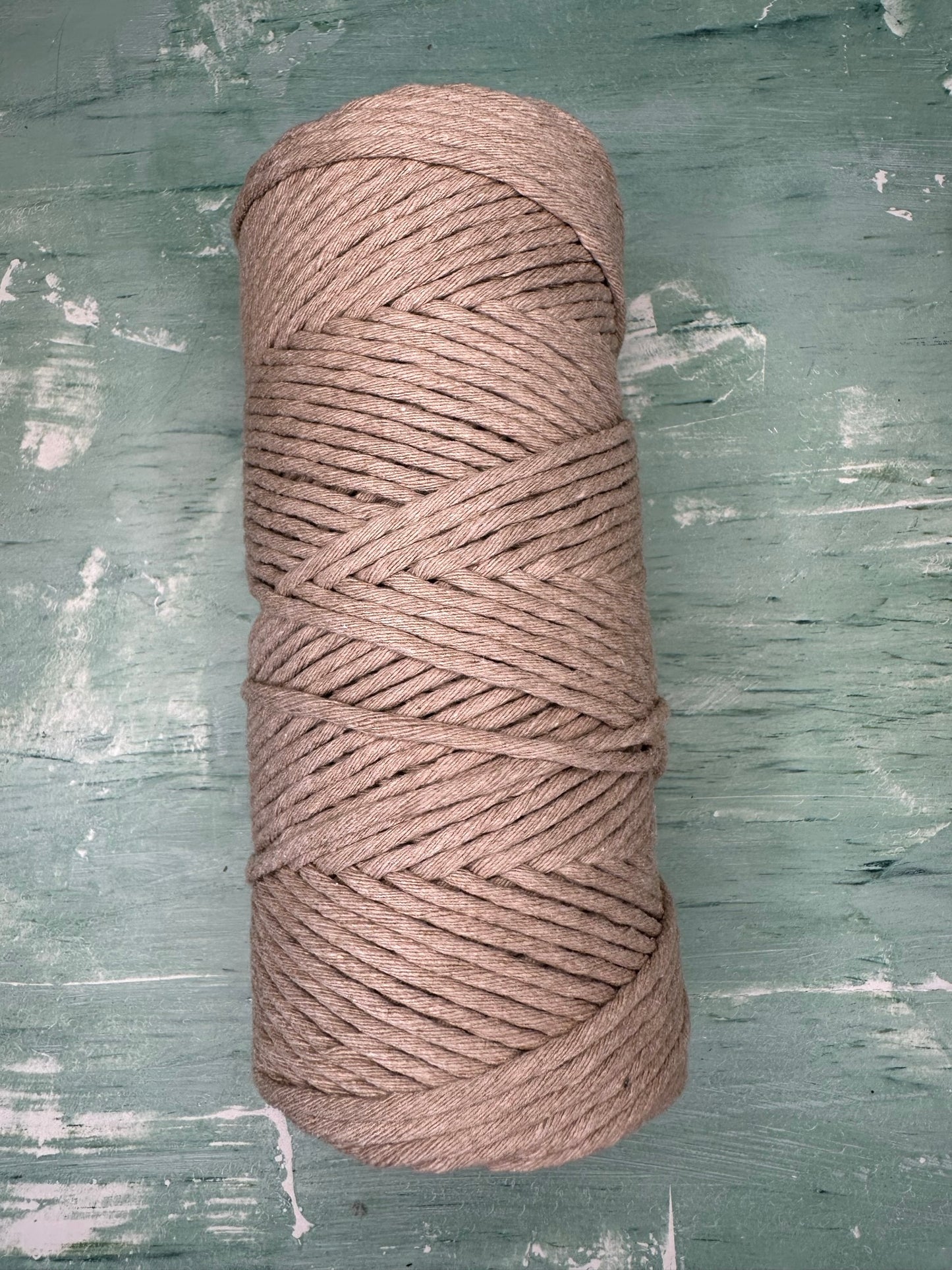 Makramee Garn | 100% Baumwolle | Stärke 3 mm, gezwirnt | Länge 100 Meter | Verschiedene Farben