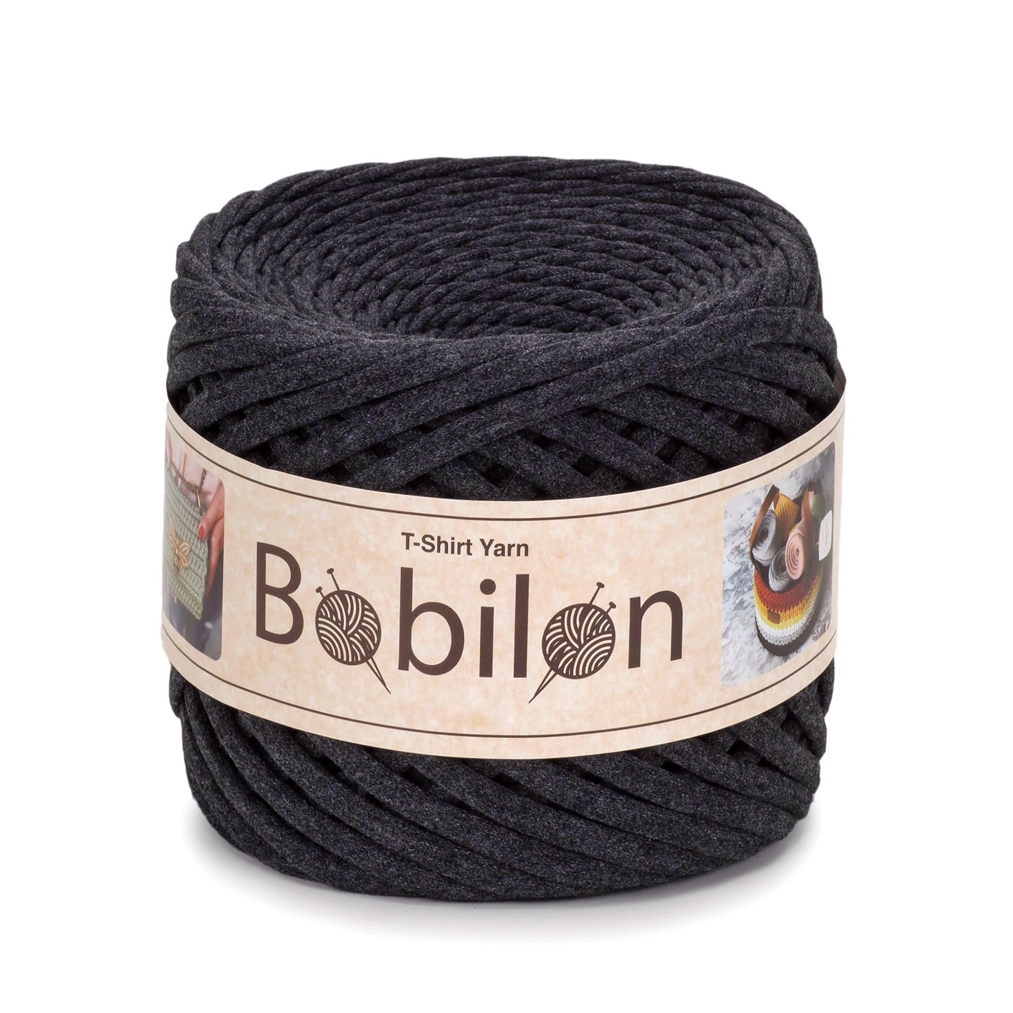 BOBILON T-Shirt Garn MICRO | 100% Baumwolle, 200 Gramm | Stärke 5 mm | Länge 100 Meter | Verschiedene Farben