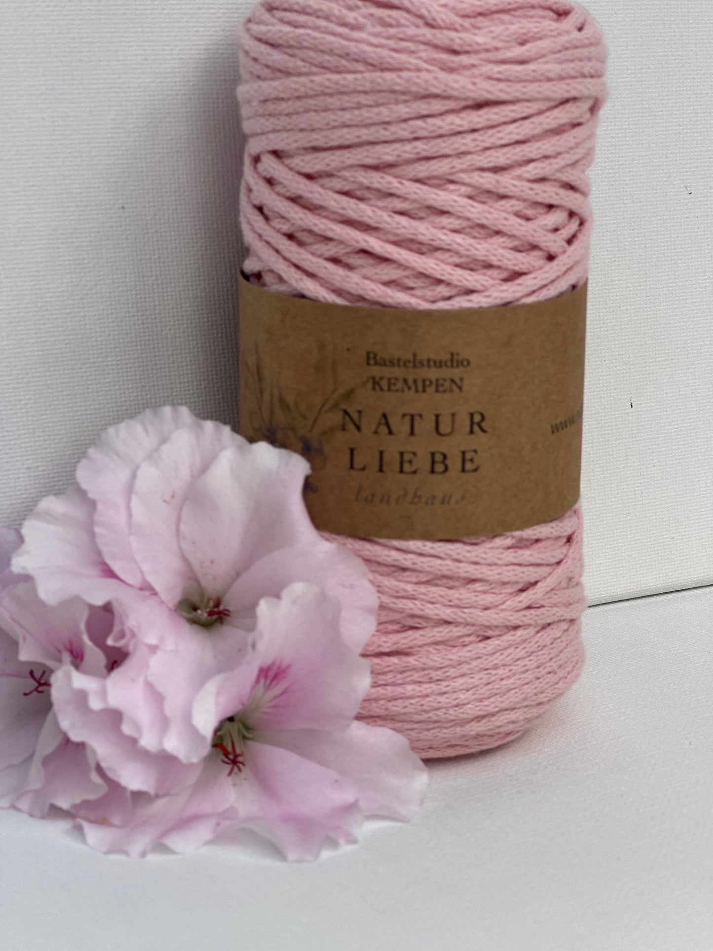 Flechtkordel Premium| 100% Baumwolle | Stärke 2 mm, geflochten | Länge 100 Meter | Verschiedene Farben