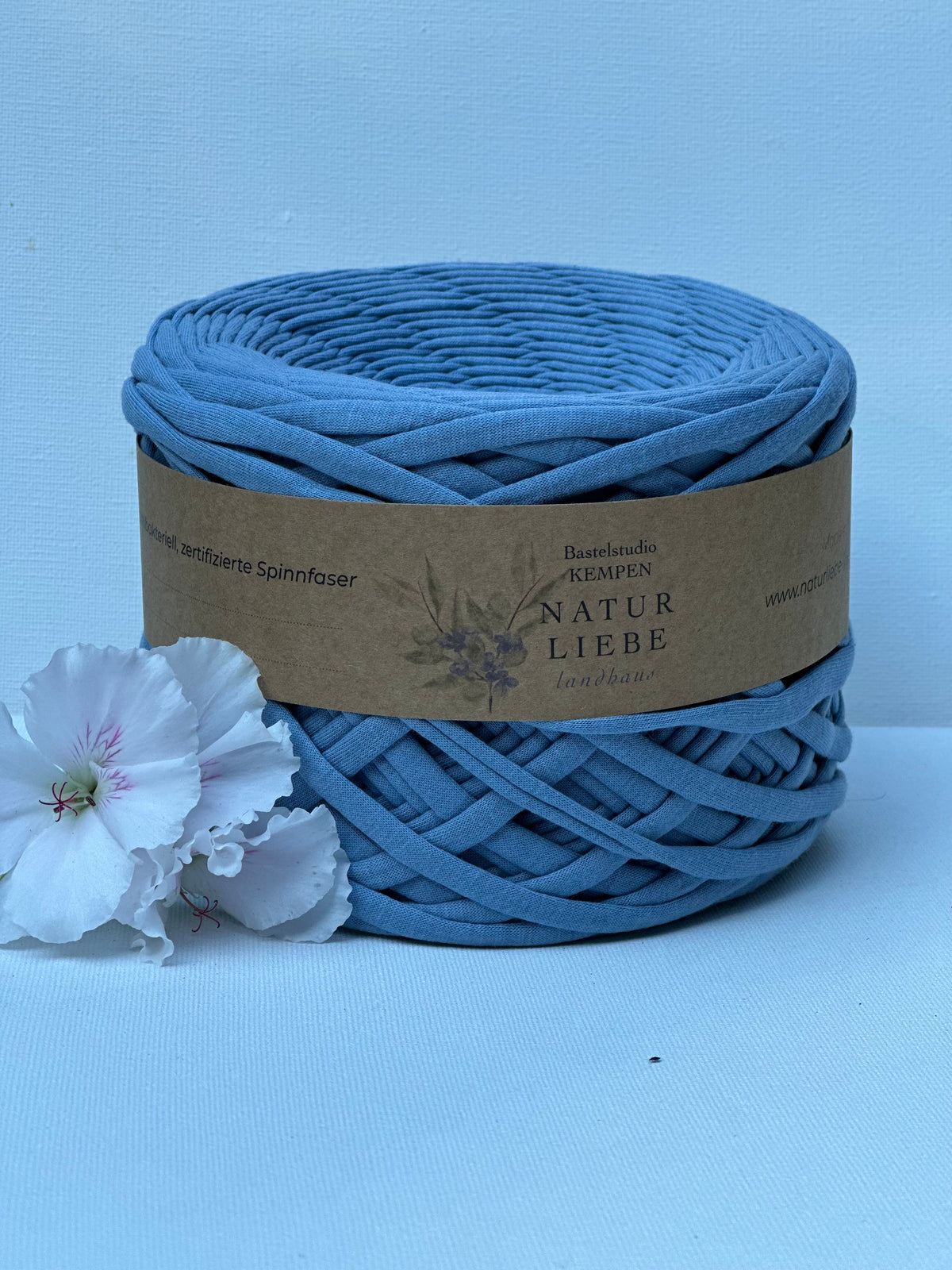 T-Shirt Garn | 100% Baumwolle | Stärke 6 mm | Länge 100 Meter | 360 Gramm | Verschiedene Farben