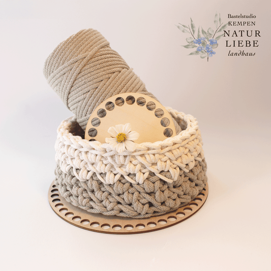 DIY Häkelset "Gänsefüßchenmuster" | Mit Anleitung und Zubehör