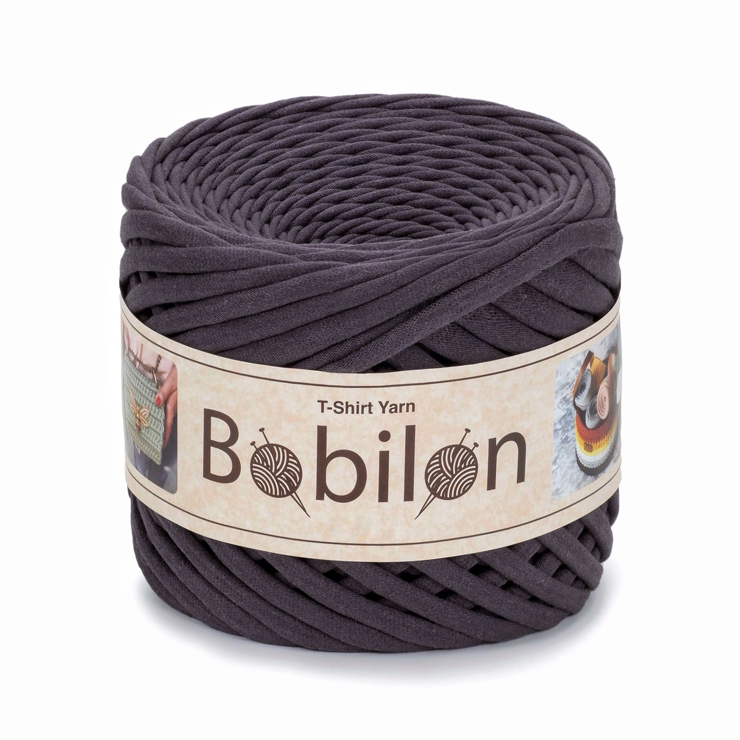 BOBILON T-Shirt Garn MICRO | 100% Baumwolle, 200 Gramm | Stärke 5 mm | Länge 100 Meter | Verschiedene Farben