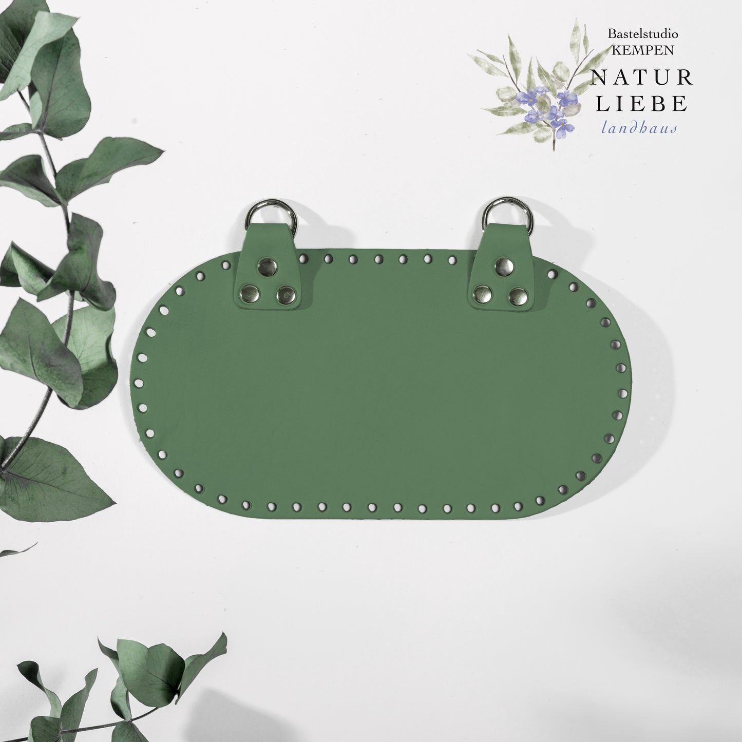 Rucksackboden aus Leder | Groß