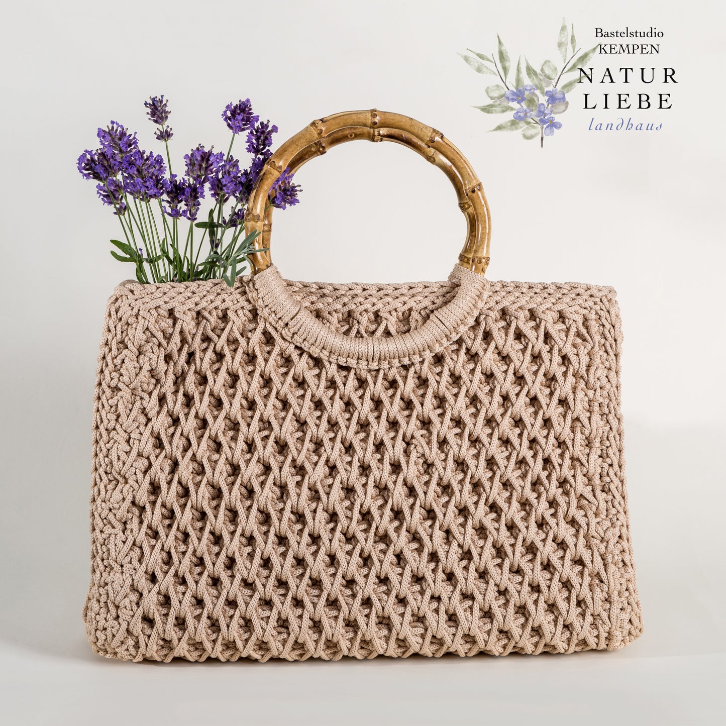 DIY Häkelset "Tasche Wabenmuster" | Mit Anleitung und Zubehör