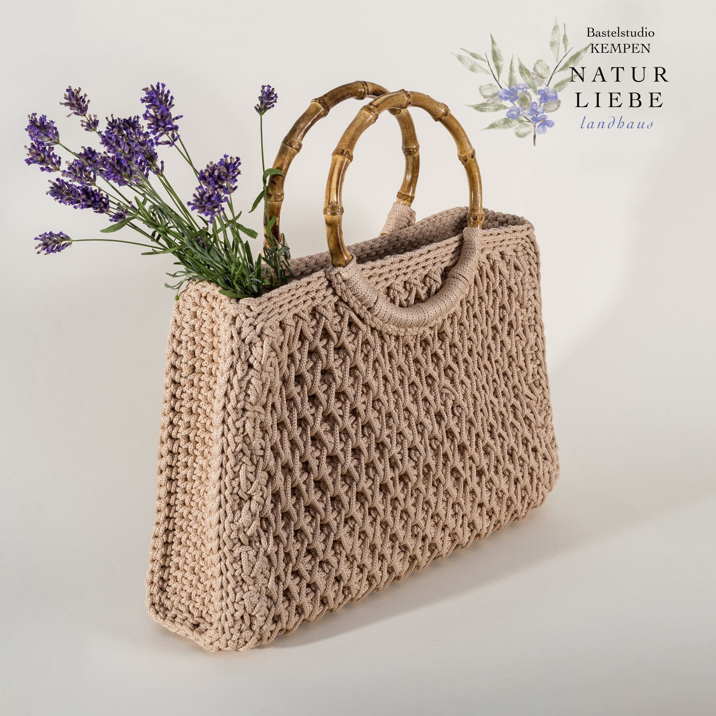 DIY Häkelset "Tasche Wabenmuster" | Mit Anleitung und Zubehör