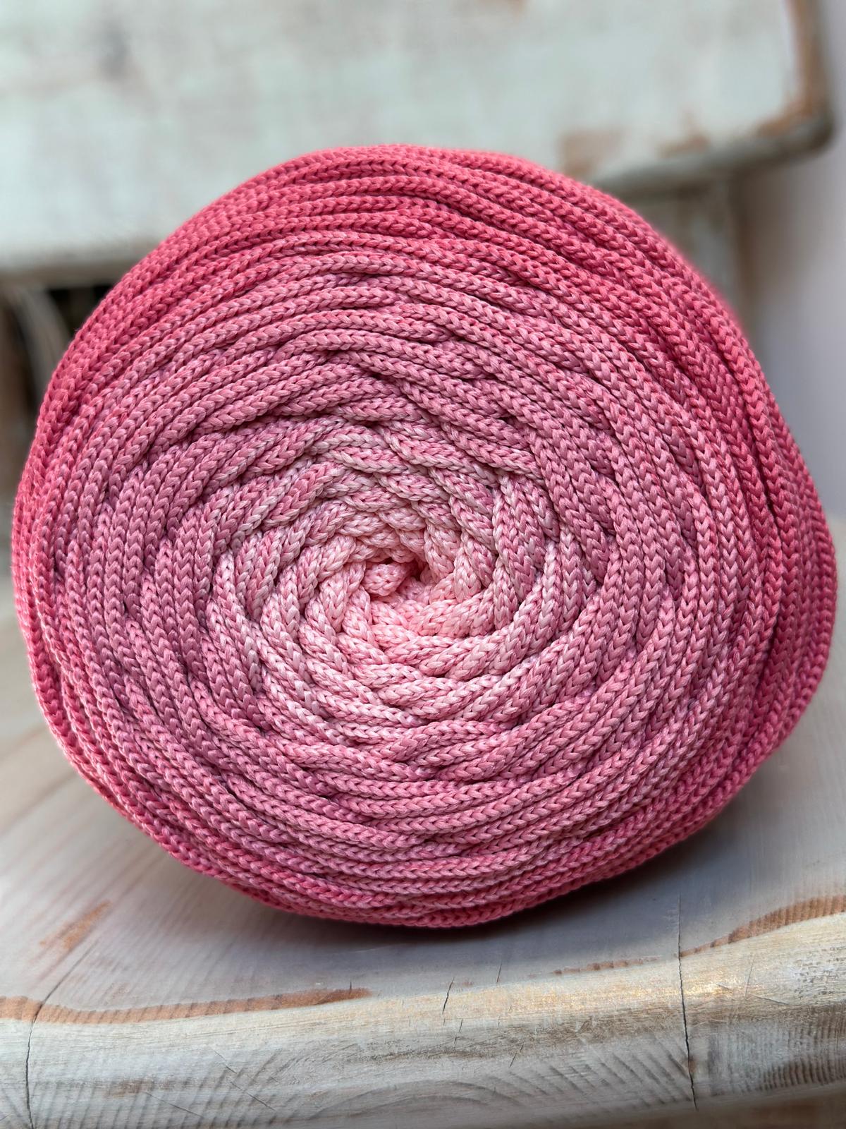 Polyestergarn | Ombre mit Farbverlauf | Stärke 3 mm | Länge 260 Meter | Verschiedene Farben