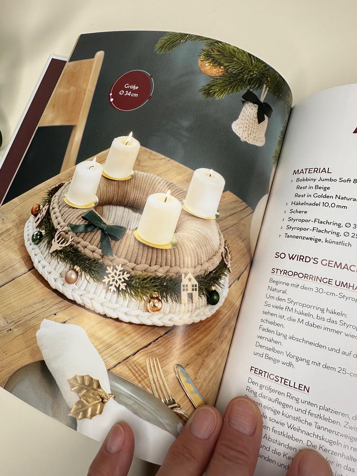Häkeln mit Rope‑Garn super easy – Skandi-Christmas