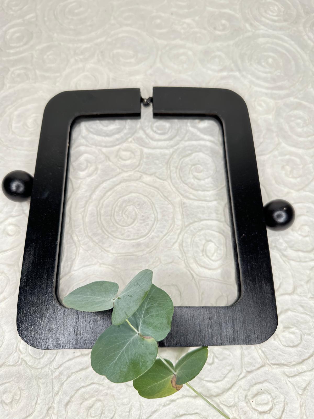 Taschengriffe aus Holz | 20 cm | Rechteckig