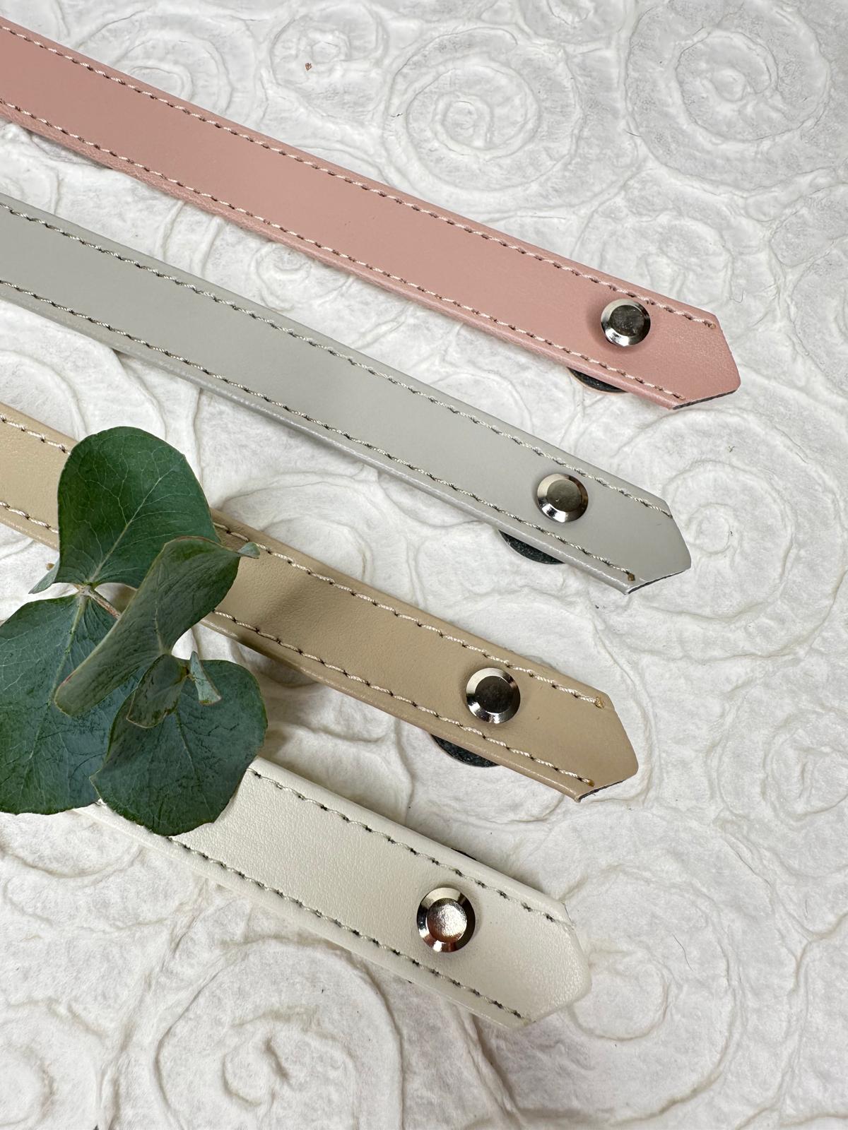 Kunstledergriff / -henkel | Mit Schrauben | 33 cm / 2 cm | Für Taschen und Körbe