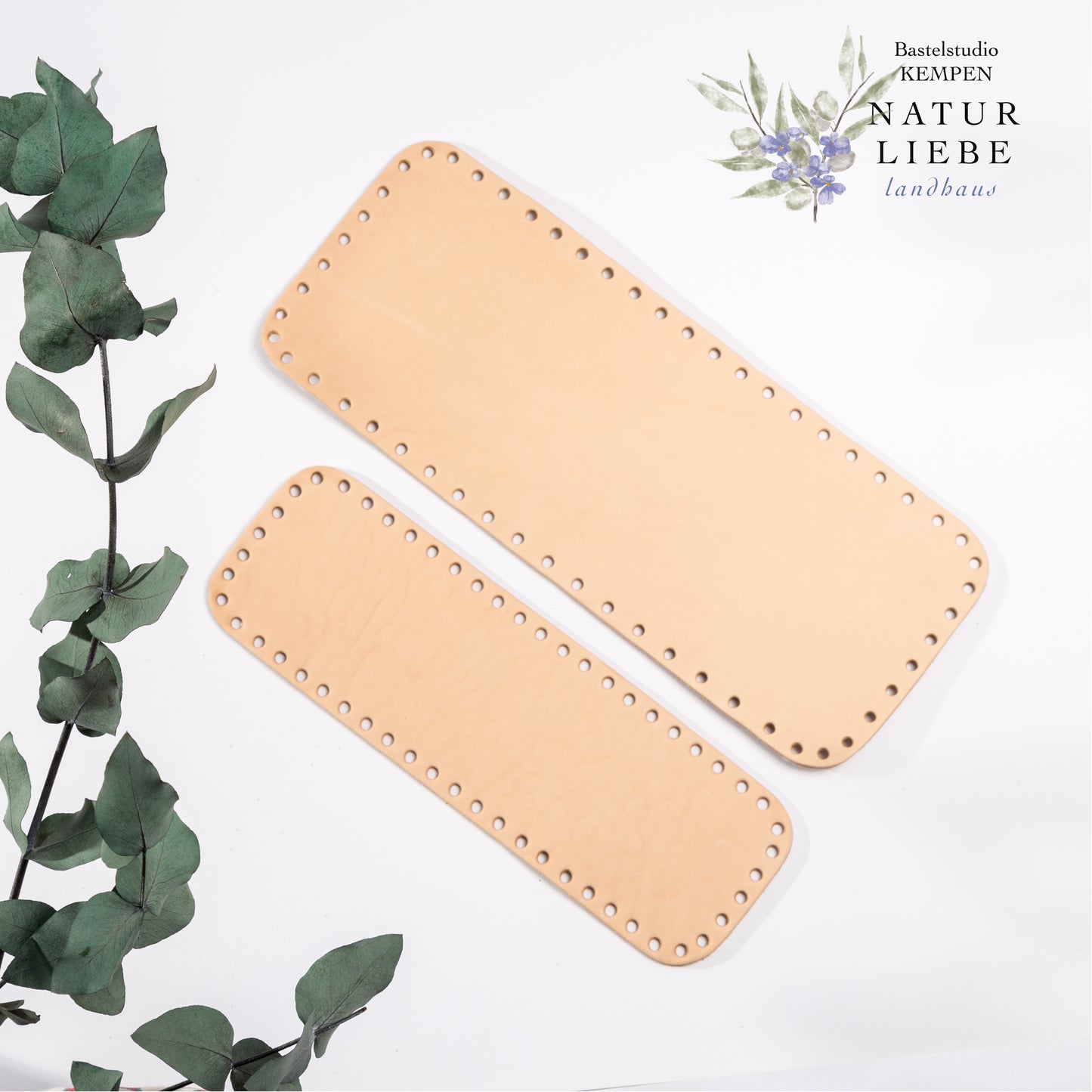 Taschenboden | Aus Leder | Rechteckig | 300 x 120 mm