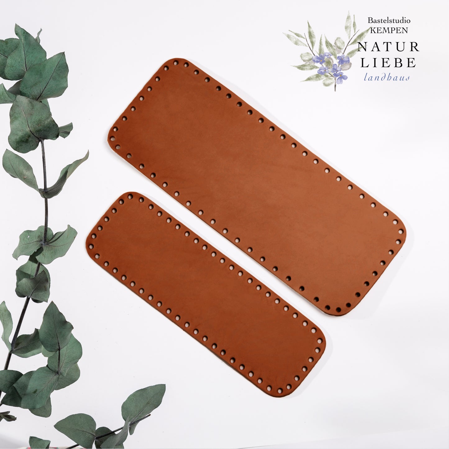 Taschenboden | Aus Leder | Rechteckig | 300 x 120 mm