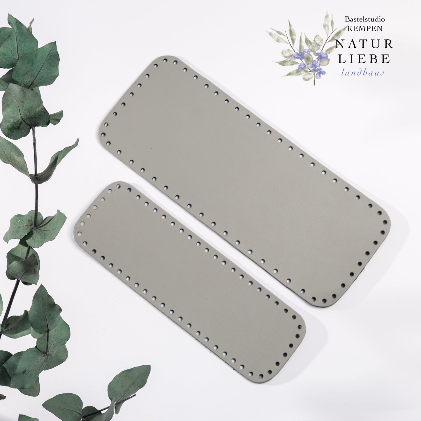 Taschenboden | Aus Leder | Rechteckig | 300 x 120 mm