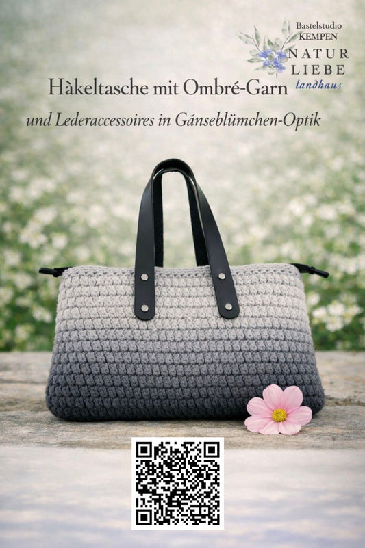 Anleitung für gehäkelte Handtasche im Gänsefüßchen-Muster | PDF