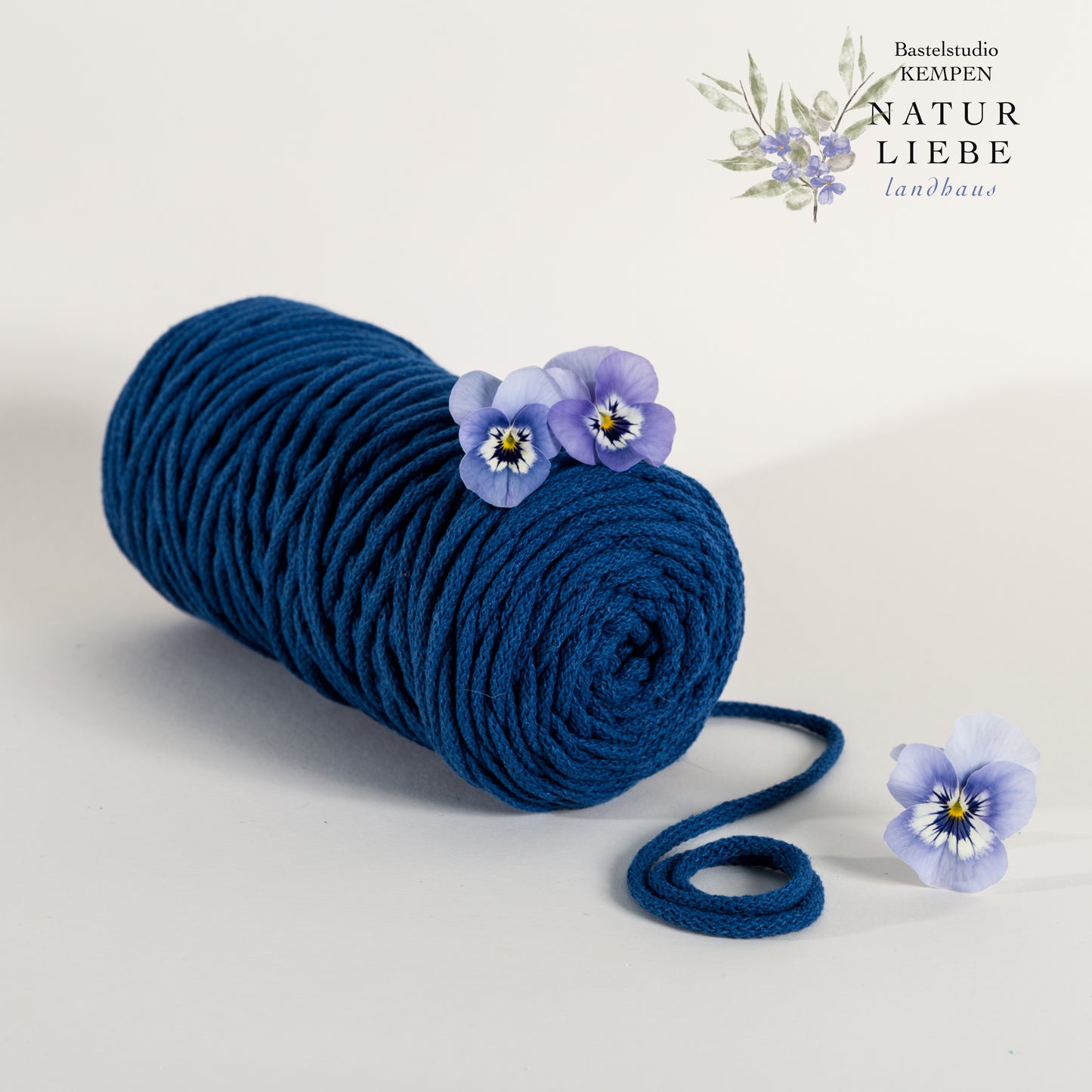 Makramee Garn KAKTUS | 100% Baumwolle | Stärke 3 mm, geflochten | Länge 100 Meter | Verschiedene Farben