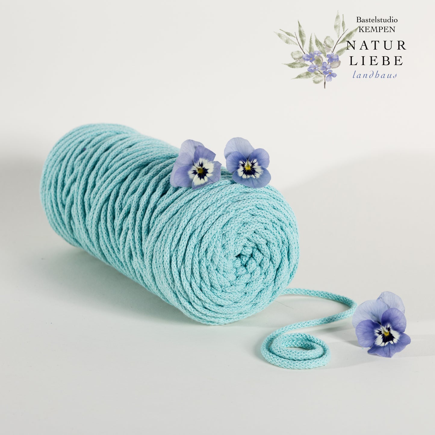 Makramee Garn KAKTUS | 100% Baumwolle | Stärke 3 mm, geflochten | Länge 100 Meter | Verschiedene Farben