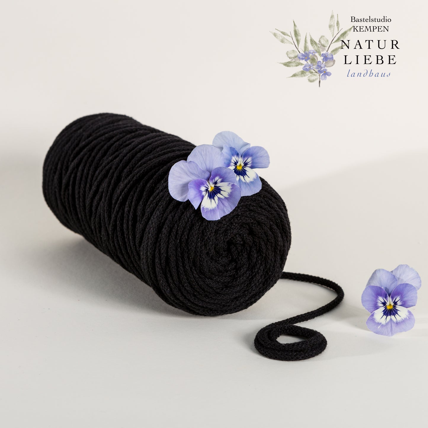 Makramee Garn KAKTUS | 100% Baumwolle | Stärke 3 mm, geflochten | Länge 100 Meter | Verschiedene Farben