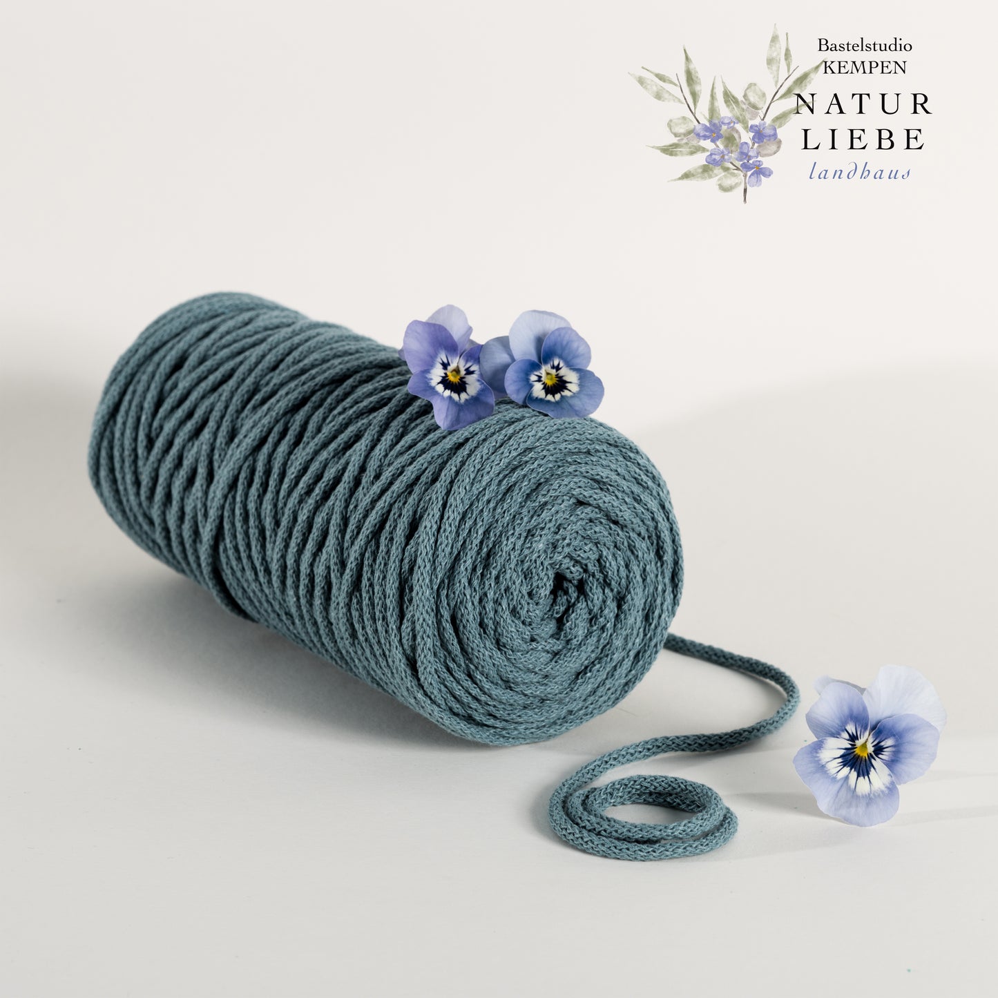 Makramee Garn KAKTUS | 100% Baumwolle | Stärke 3 mm, geflochten | Länge 100 Meter | Verschiedene Farben