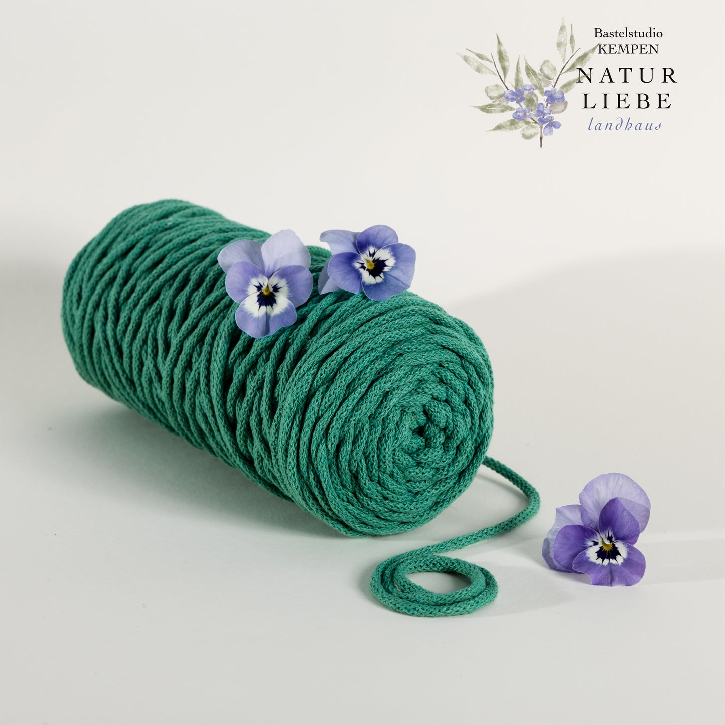 Makramee Garn KAKTUS | 100% Baumwolle | Stärke 3 mm, geflochten | Länge 100 Meter | Verschiedene Farben