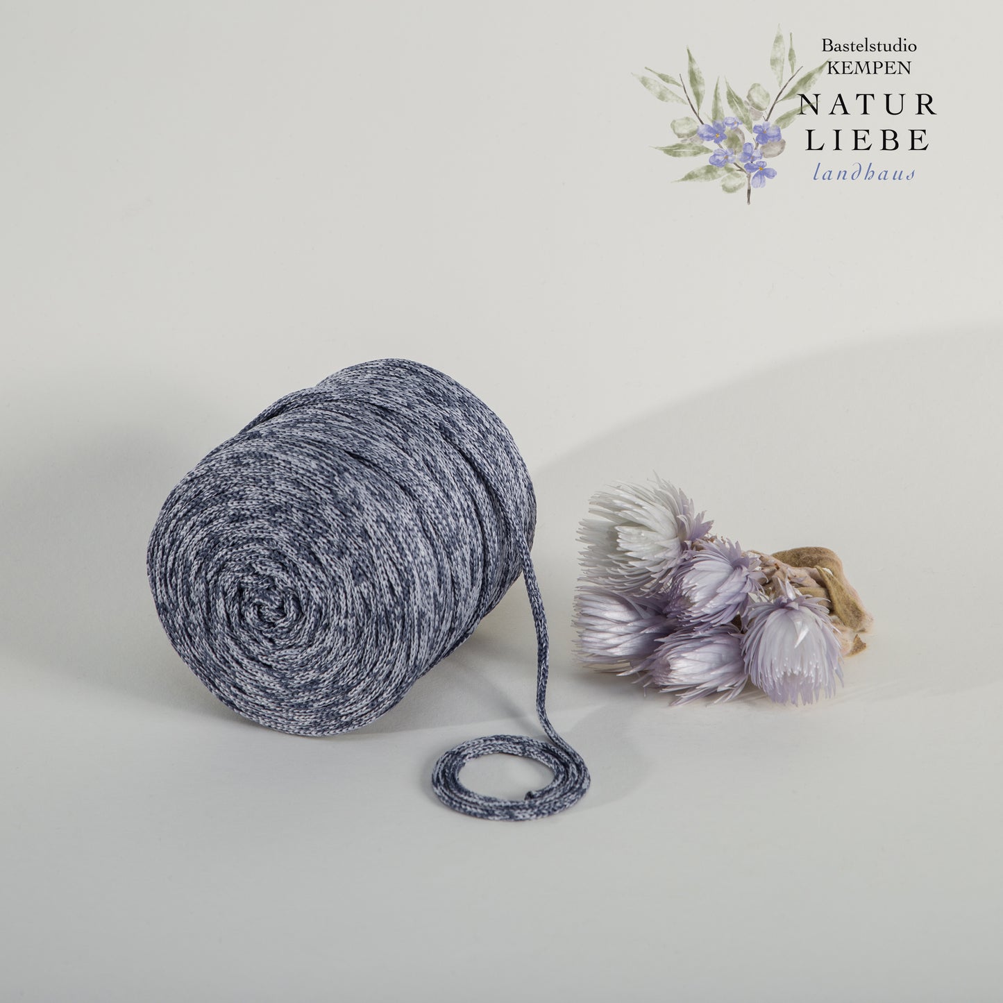 Makramee Garn | 100% Polyester | Stärke 3 mm, geflochten | Länge 100 Meter | Verschiedene Farben | OEKO-TEX zertifiziert