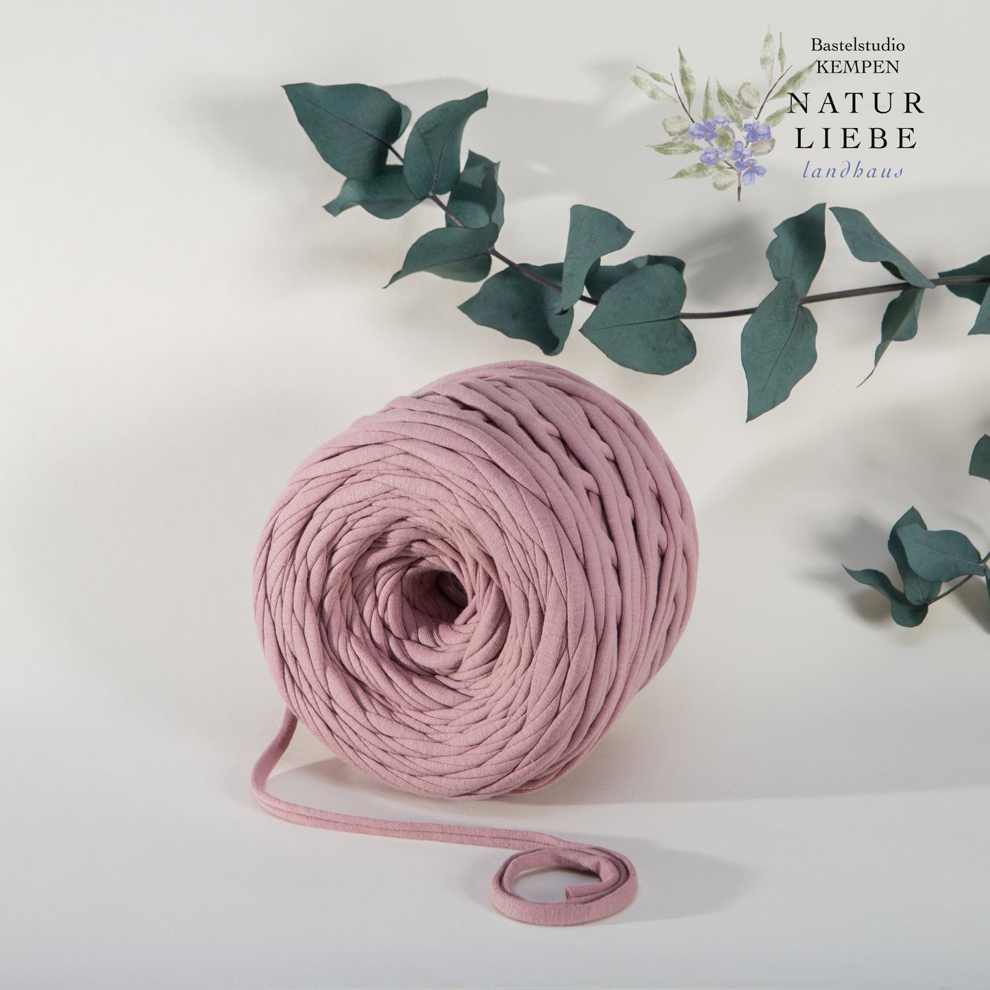 T-Shirt Garn | 100% Baumwolle | Stärke 6 mm | Länge 100 Meter | 360 Gramm | Verschiedene Farben