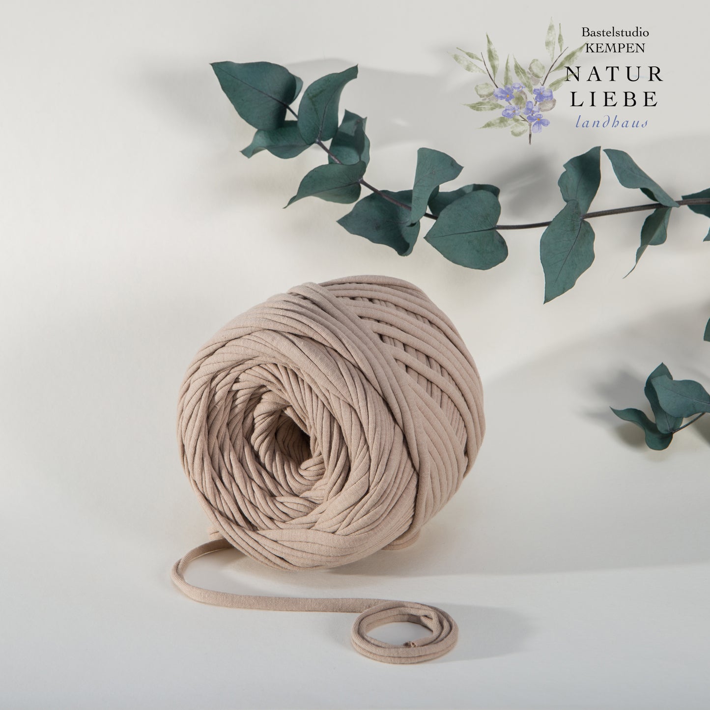 T-Shirt Garn | 100% Baumwolle | Stärke 6 mm | Länge 100 Meter | 360 Gramm | Verschiedene Farben