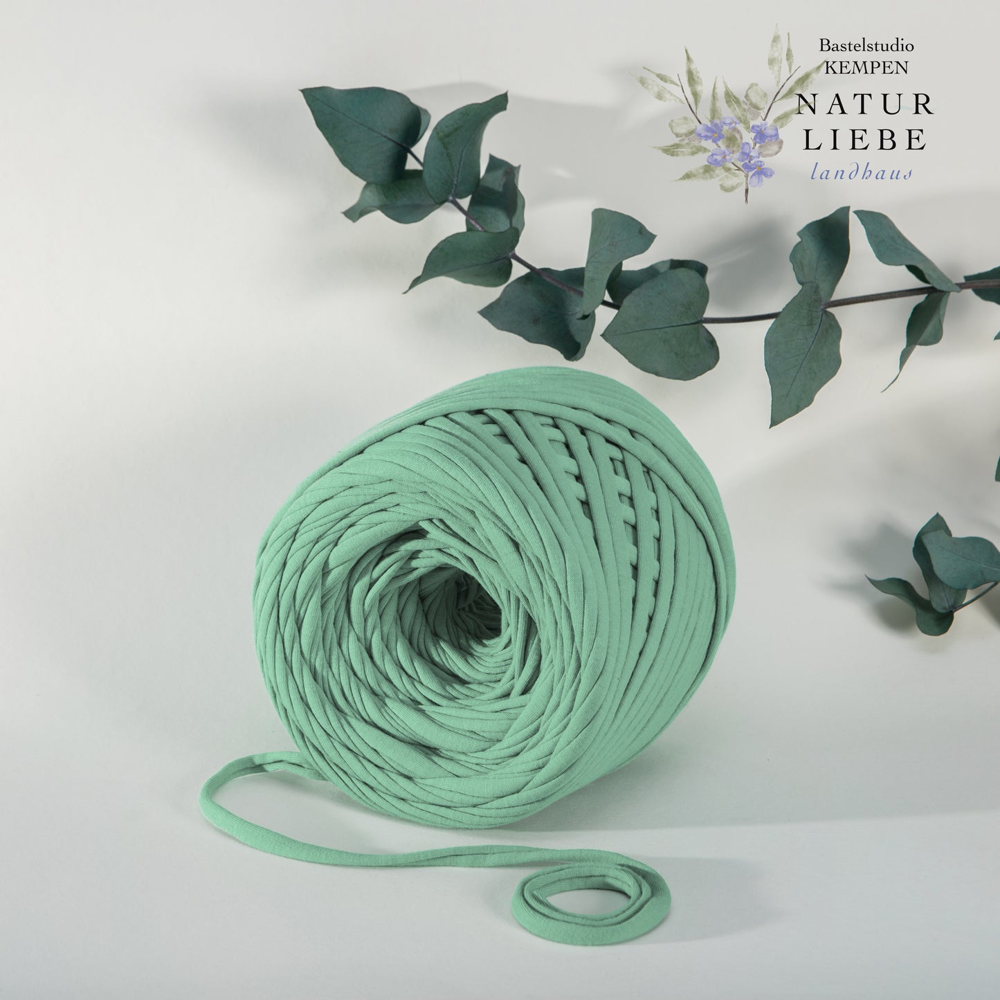 T-Shirt Garn | 100% Baumwolle | Stärke 6 mm | Länge 100 Meter | 360 Gramm | Verschiedene Farben