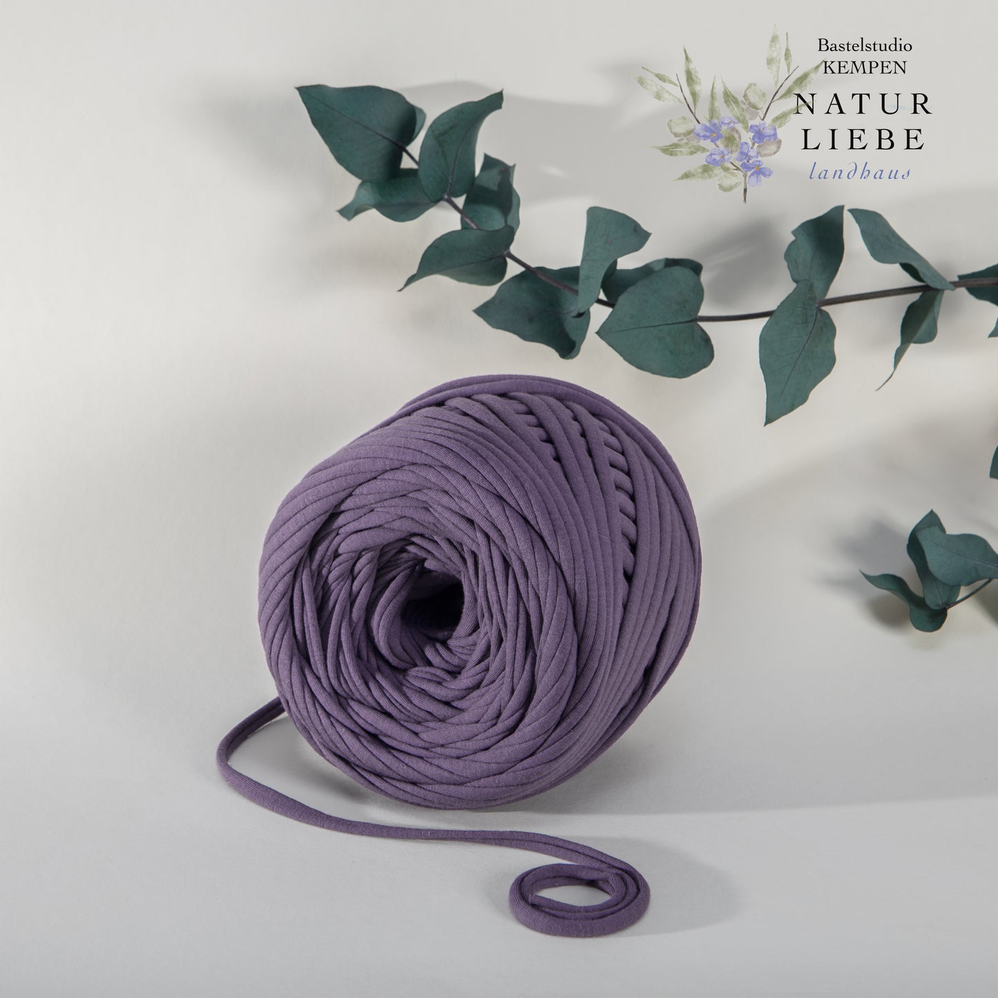 T-Shirt Garn | 100% Baumwolle | Stärke 6 mm | Länge 100 Meter | 360 Gramm | Verschiedene Farben