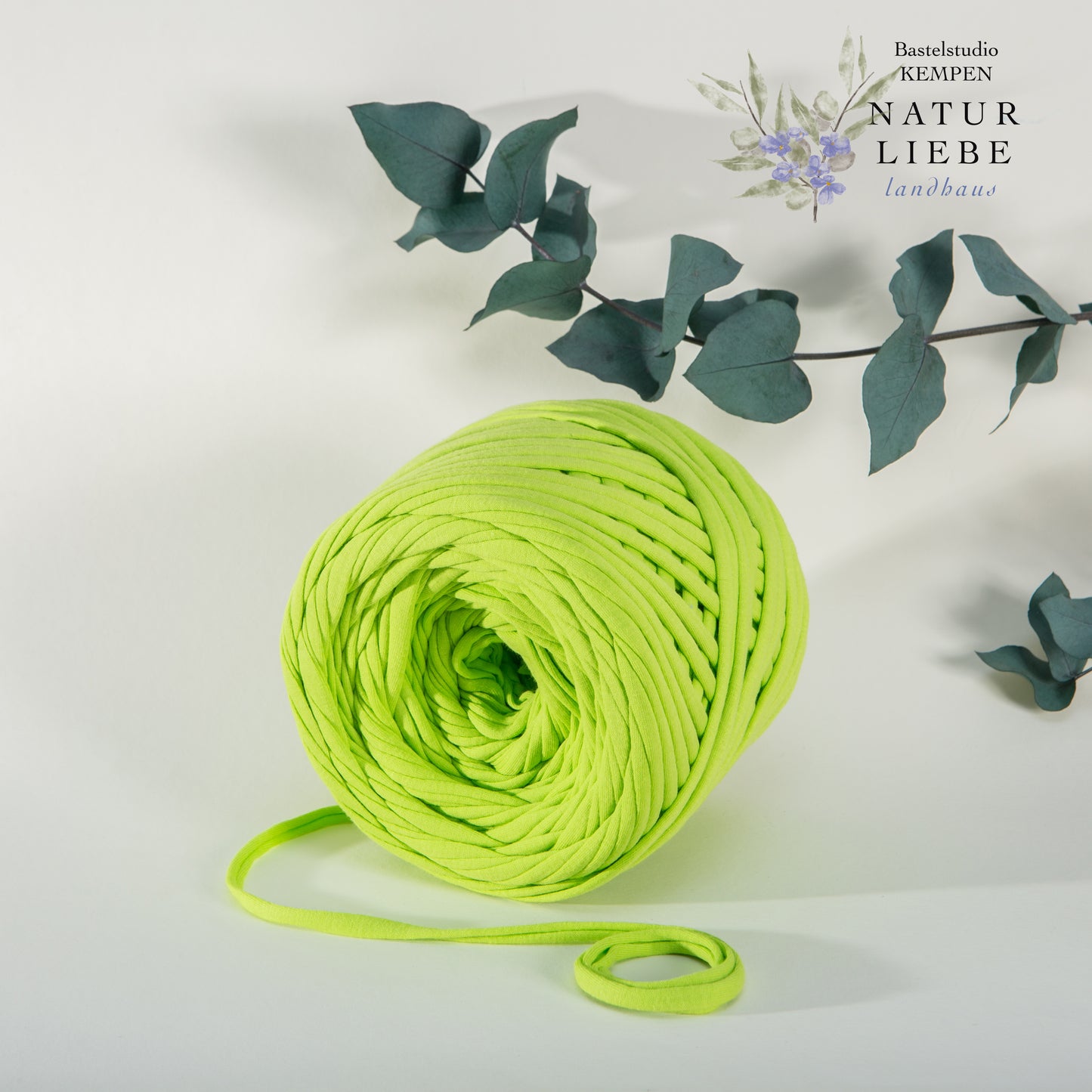 T-Shirt Garn | 100% Baumwolle | Stärke 6 mm | Länge 100 Meter | 360 Gramm | Verschiedene Farben