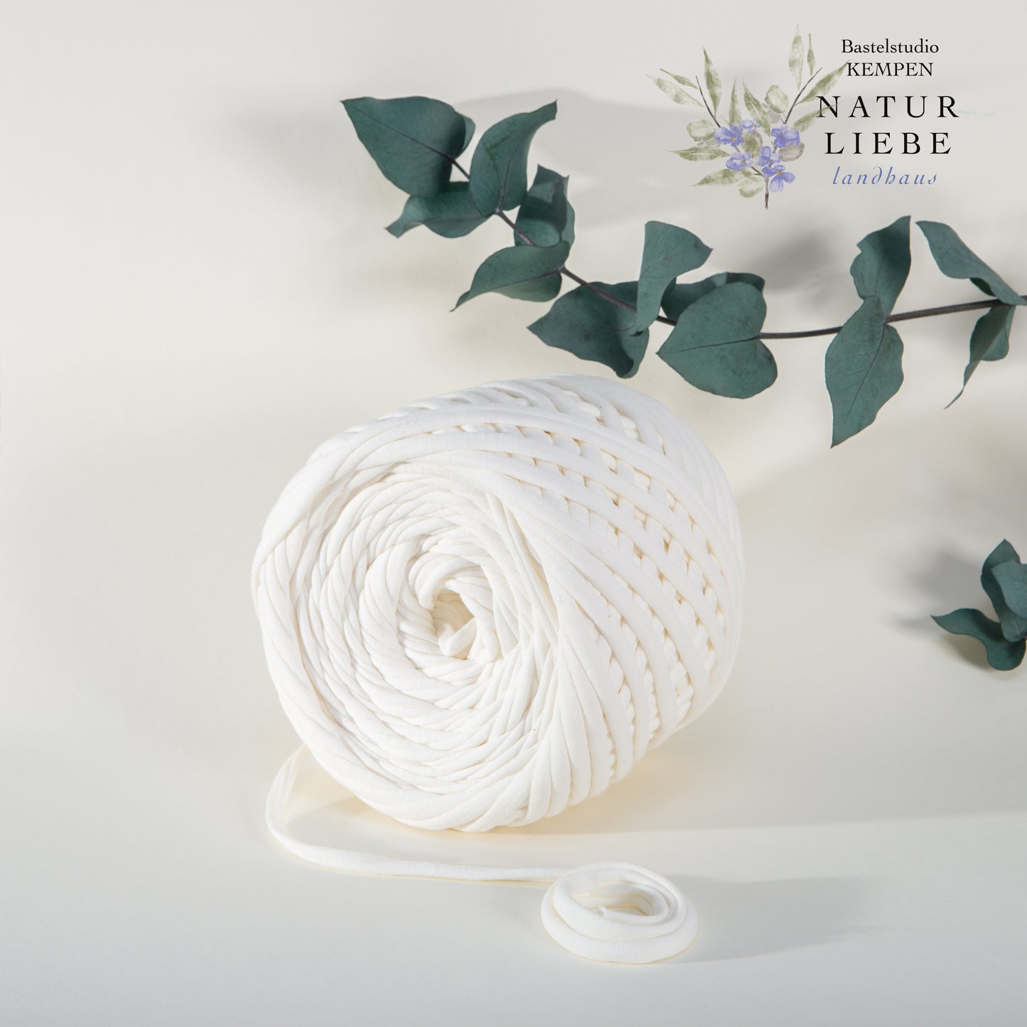 T-Shirt Garn | 100% Baumwolle | Stärke 6 mm | Länge 100 Meter | 360 Gramm | Verschiedene Farben