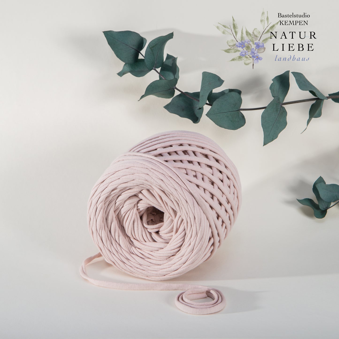 T-Shirt Garn | 100% Baumwolle | Stärke 6 mm | Länge 100 Meter | 360 Gramm | Verschiedene Farben