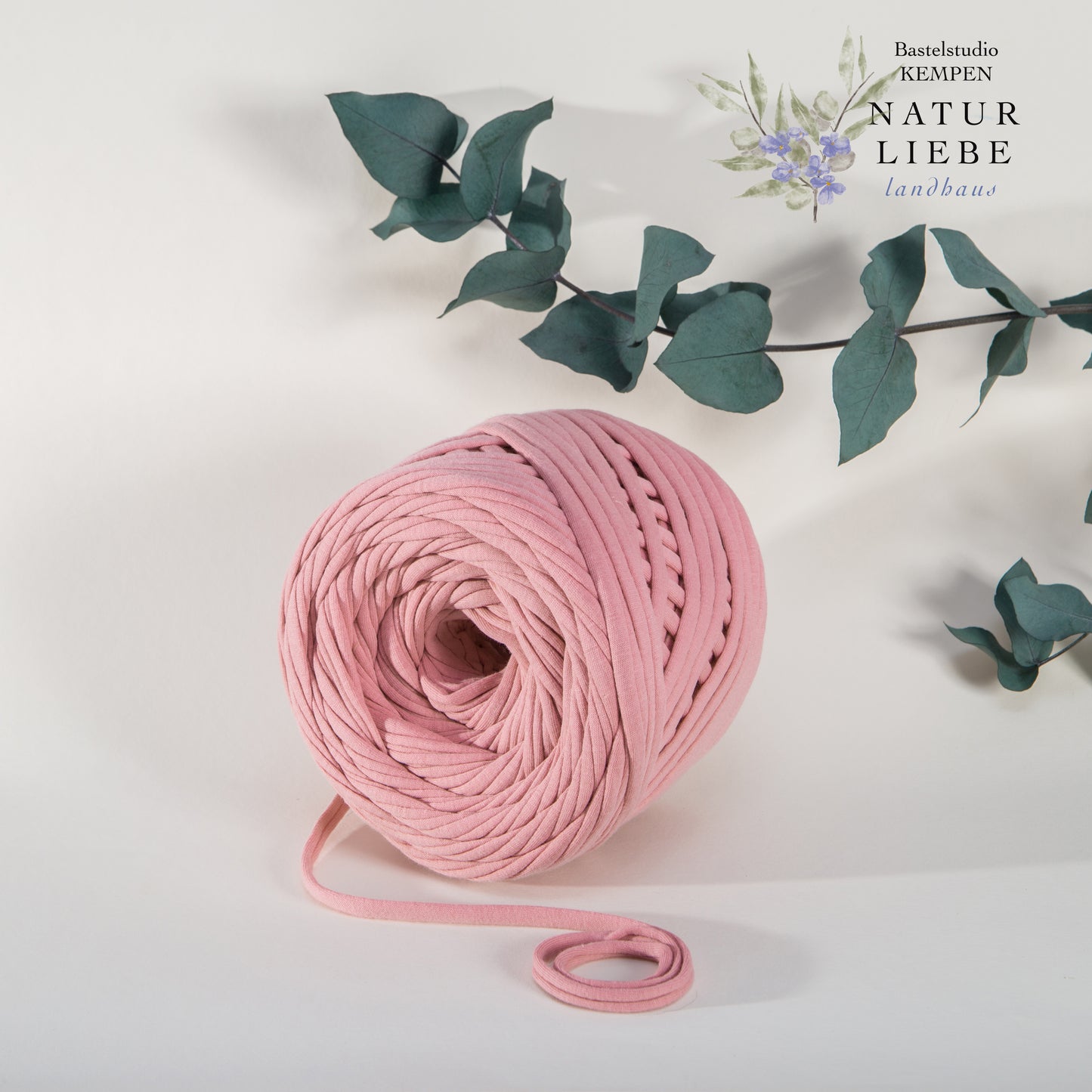 T-Shirt Garn | 100% Baumwolle | Stärke 6 mm | Länge 100 Meter | 360 Gramm | Verschiedene Farben