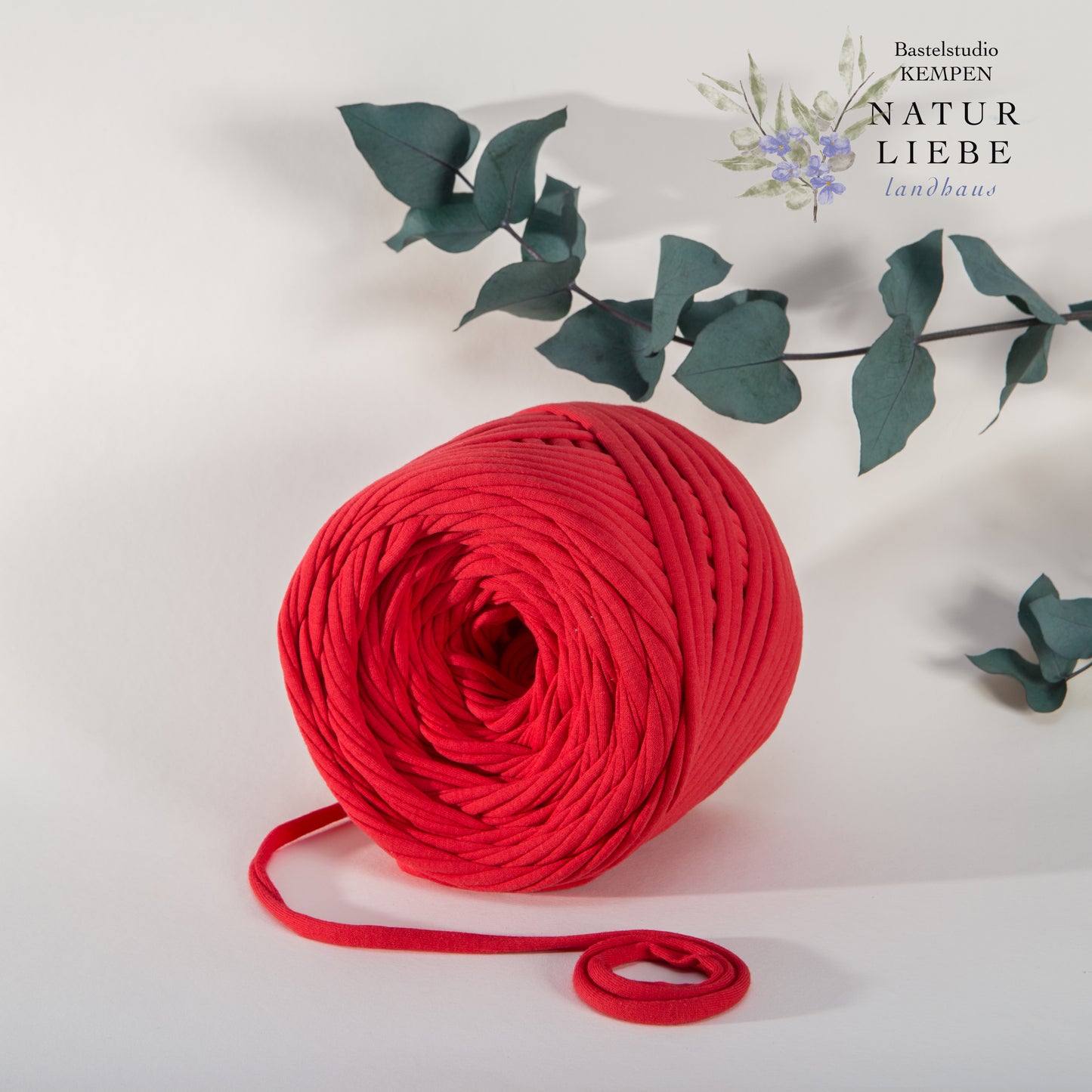 T-Shirt Garn | 100% Baumwolle | Stärke 6 mm | Länge 100 Meter | 360 Gramm | Verschiedene Farben