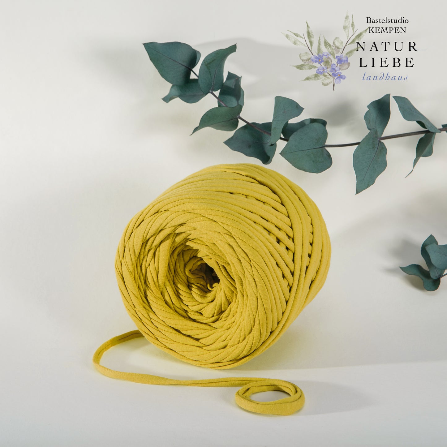 T-Shirt Garn | 100% Baumwolle | Stärke 6 mm | Länge 100 Meter | 360 Gramm | Verschiedene Farben