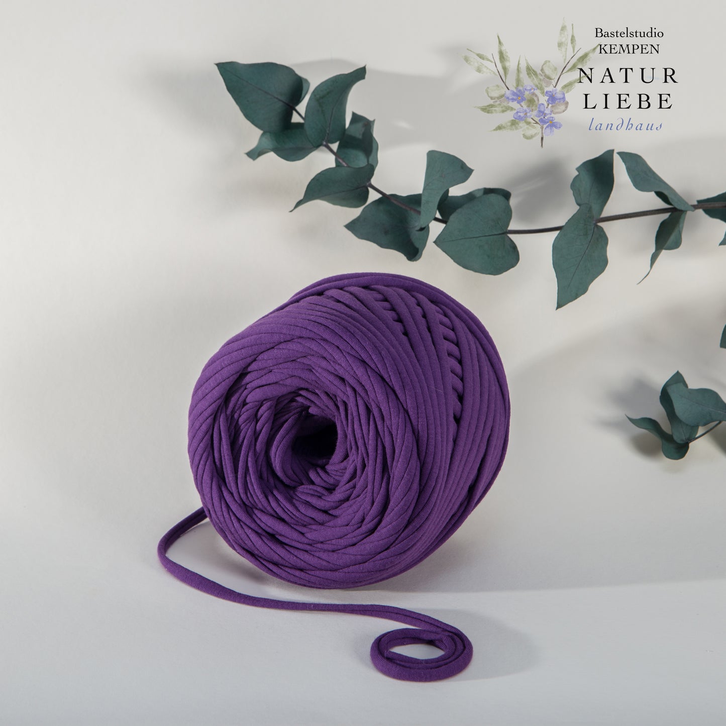 T-Shirt Garn | 100% Baumwolle | Stärke 6 mm | Länge 100 Meter | 360 Gramm | Verschiedene Farben