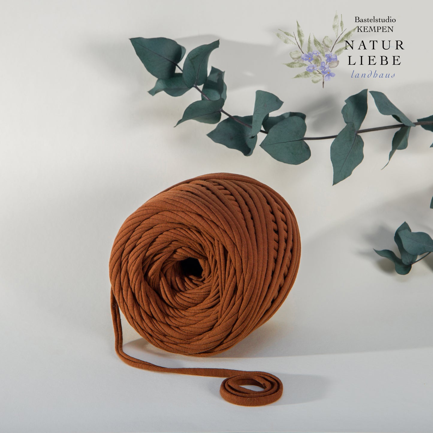 T-Shirt Garn | 100% Baumwolle | Stärke 6 mm | Länge 100 Meter | 360 Gramm | Verschiedene Farben