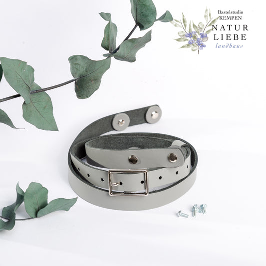 Verstellbarer Lederriemen | Mit Schrauben | Länge 120 cm