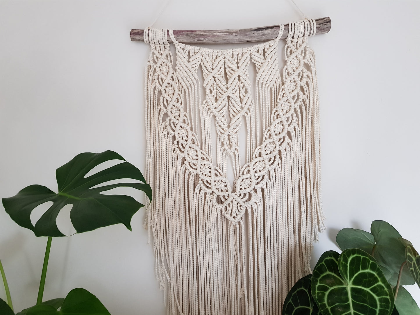 Makramee Wanddeco Wandbehang boho, 40/45cm