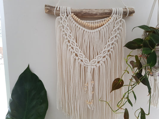 Makramee Wanddeco Wandbehang boho, 30/35cm