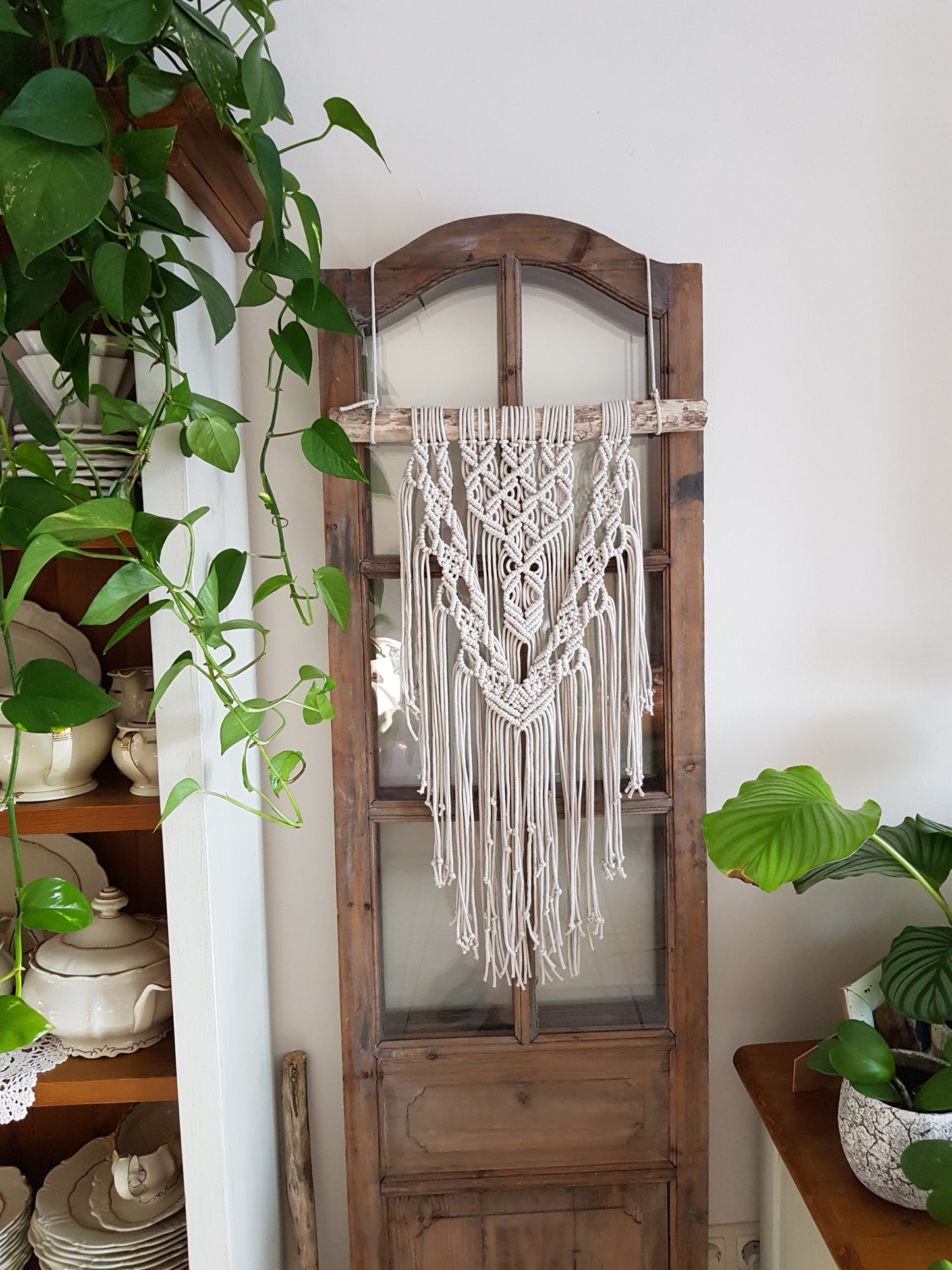 Makramee Wanddeco Wandbehang boho, 40/60cm