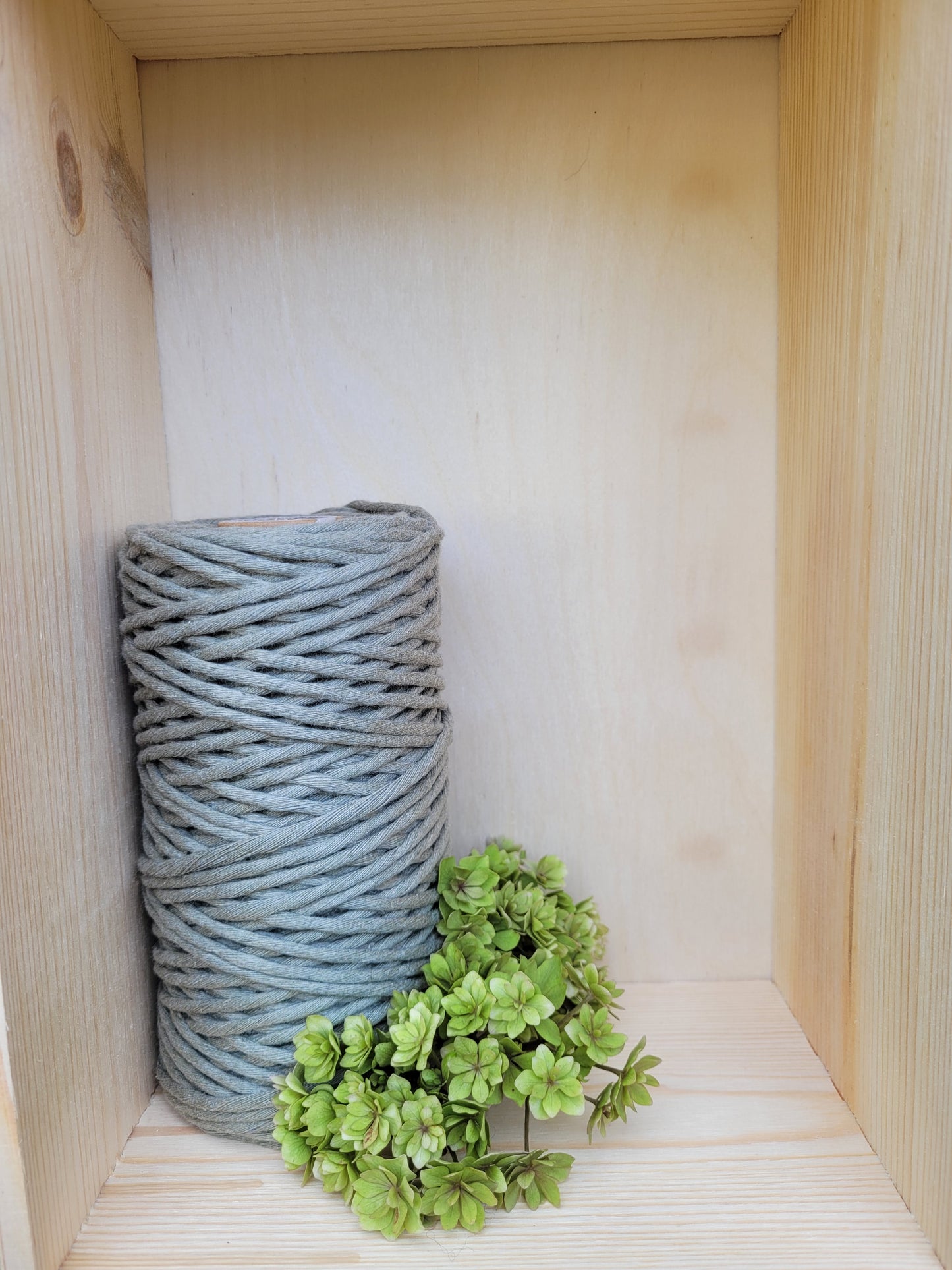 Makramee Garn | 100% Baumwolle | Stärke 3 mm, gezwirnt | Länge 100 Meter | Verschiedene Farben