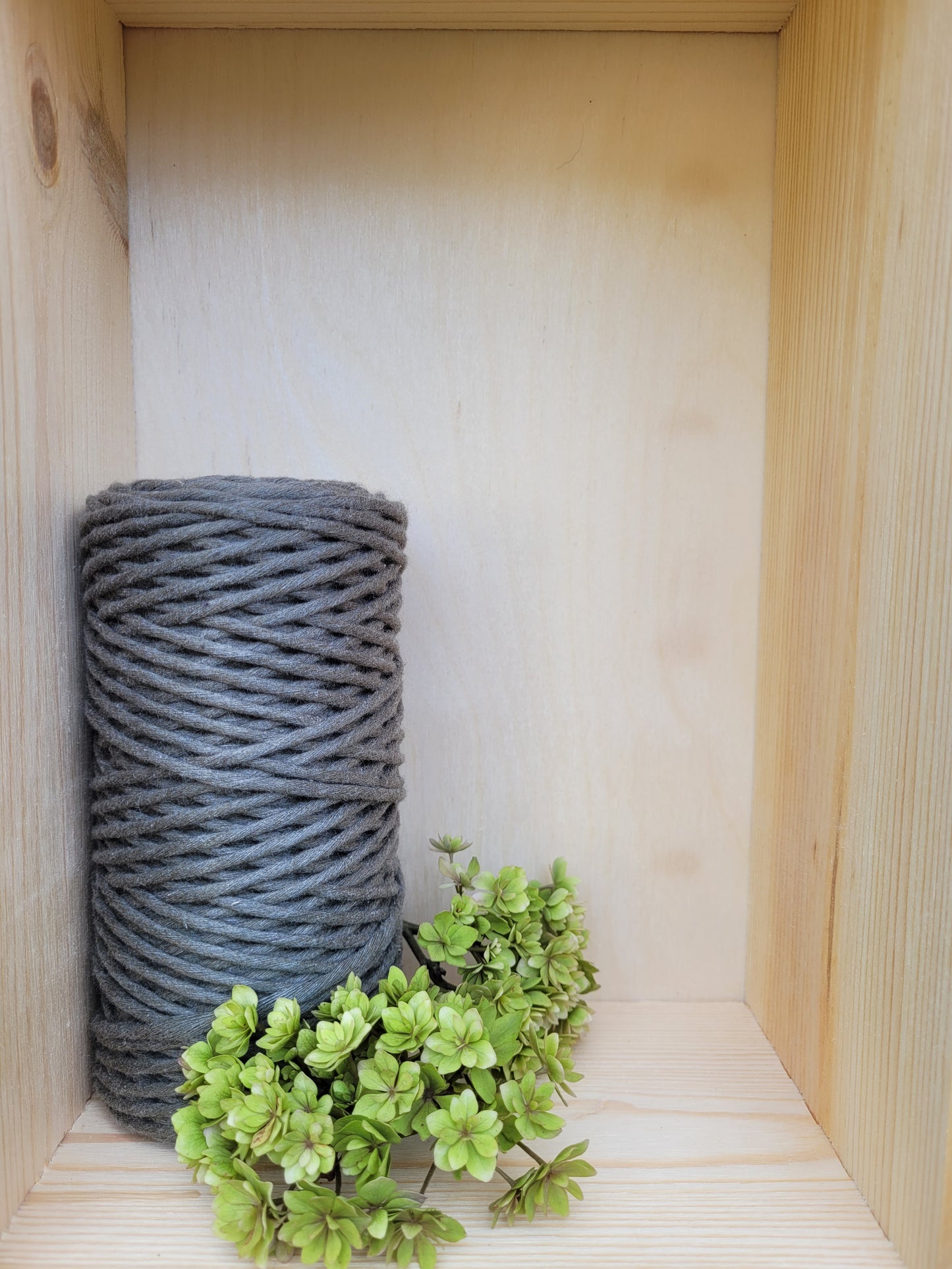 Makramee Garn | 100% Baumwolle | Stärke 3 mm, gezwirnt | Länge 100 Meter | Verschiedene Farben