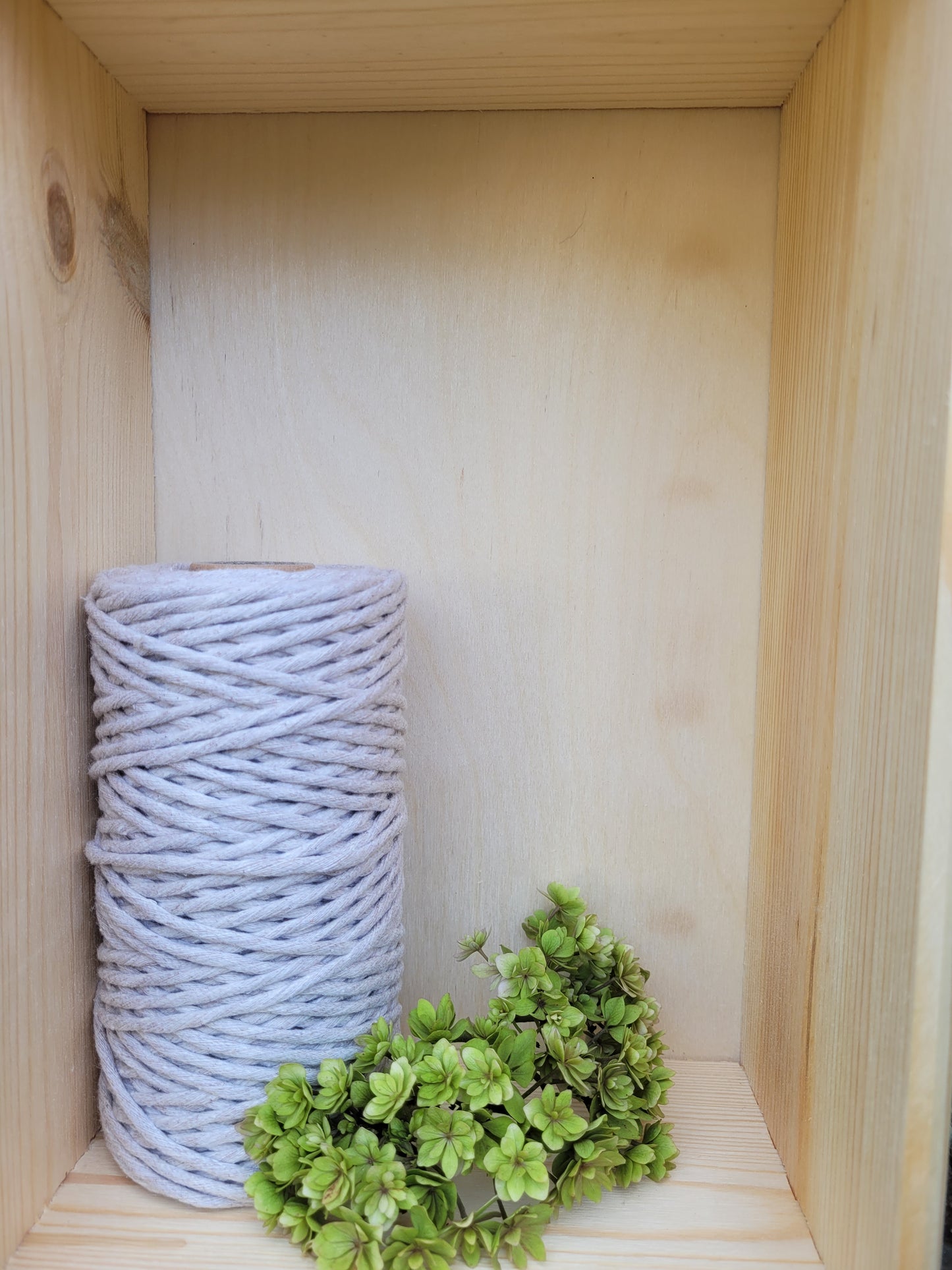 Makramee Garn | 100% Baumwolle | Stärke 3 mm, gezwirnt | Länge 100 Meter | Verschiedene Farben