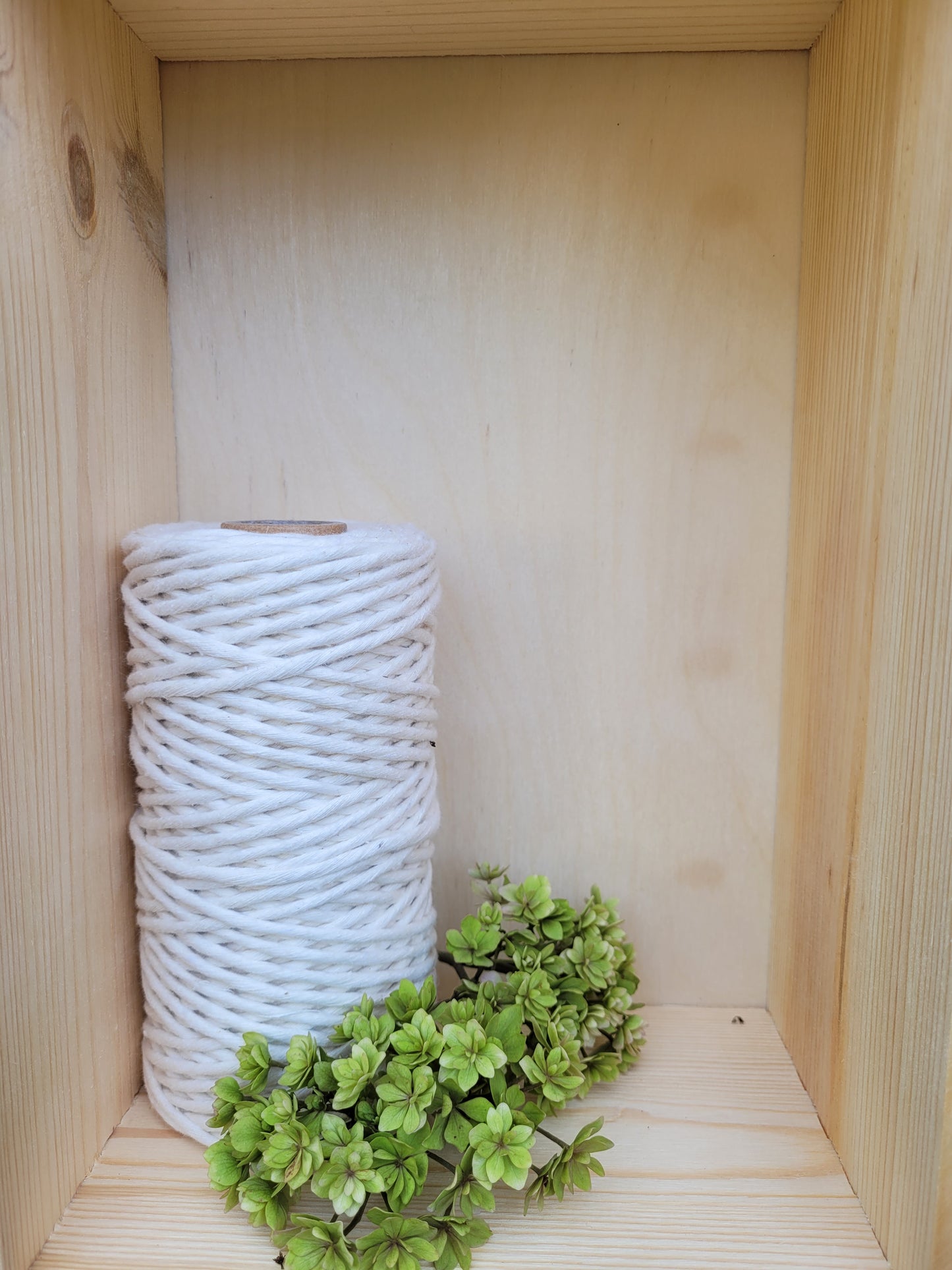 Makramee Garn | 100% Baumwolle | Stärke 3 mm, gezwirnt | Länge 100 Meter | Verschiedene Farben