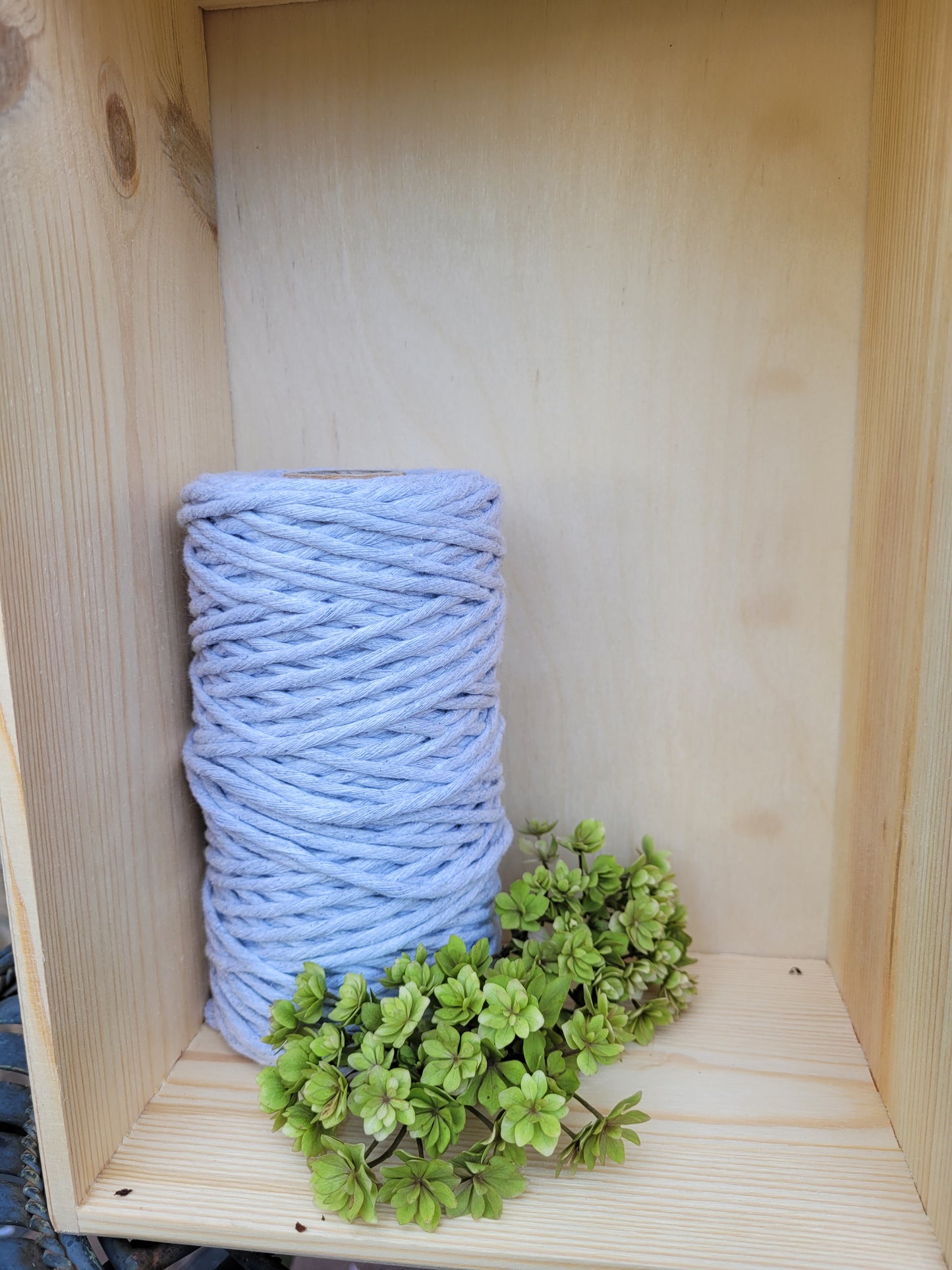 Makramee Garn | 100% Baumwolle | Stärke 3 mm, gezwirnt | Länge 100 Meter | Verschiedene Farben