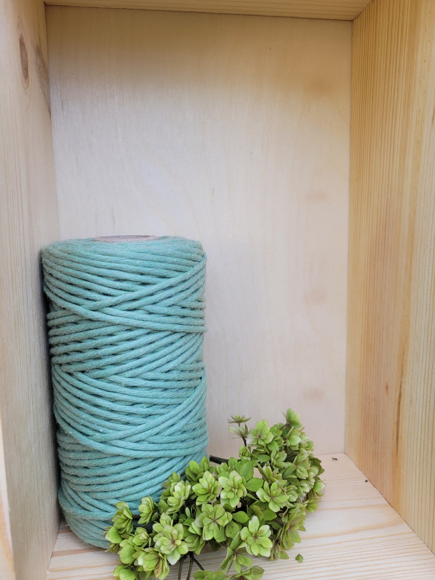 Makramee Garn | 100% Baumwolle | Stärke 3 mm, gezwirnt | Länge 100 Meter | Verschiedene Farben