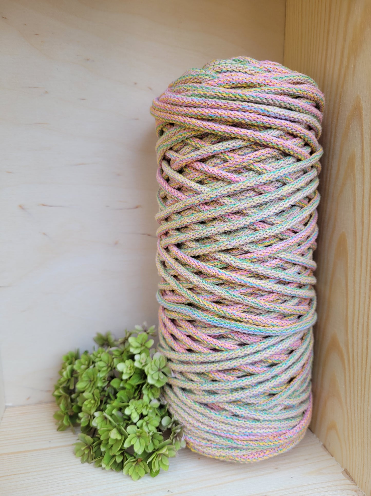 Makramee Garn KAKTUS Limited Edition | 100% Baumwolle | Stärke 3 mm, geflochten | Länge 100 Meter | Verschiedene Farben