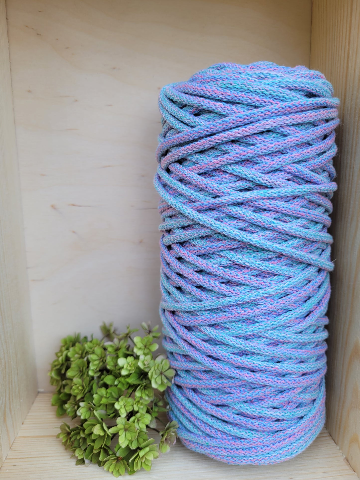 Makramee Garn KAKTUS Limited Edition | 100% Baumwolle | Stärke 3 mm, geflochten | Länge 100 Meter | Verschiedene Farben